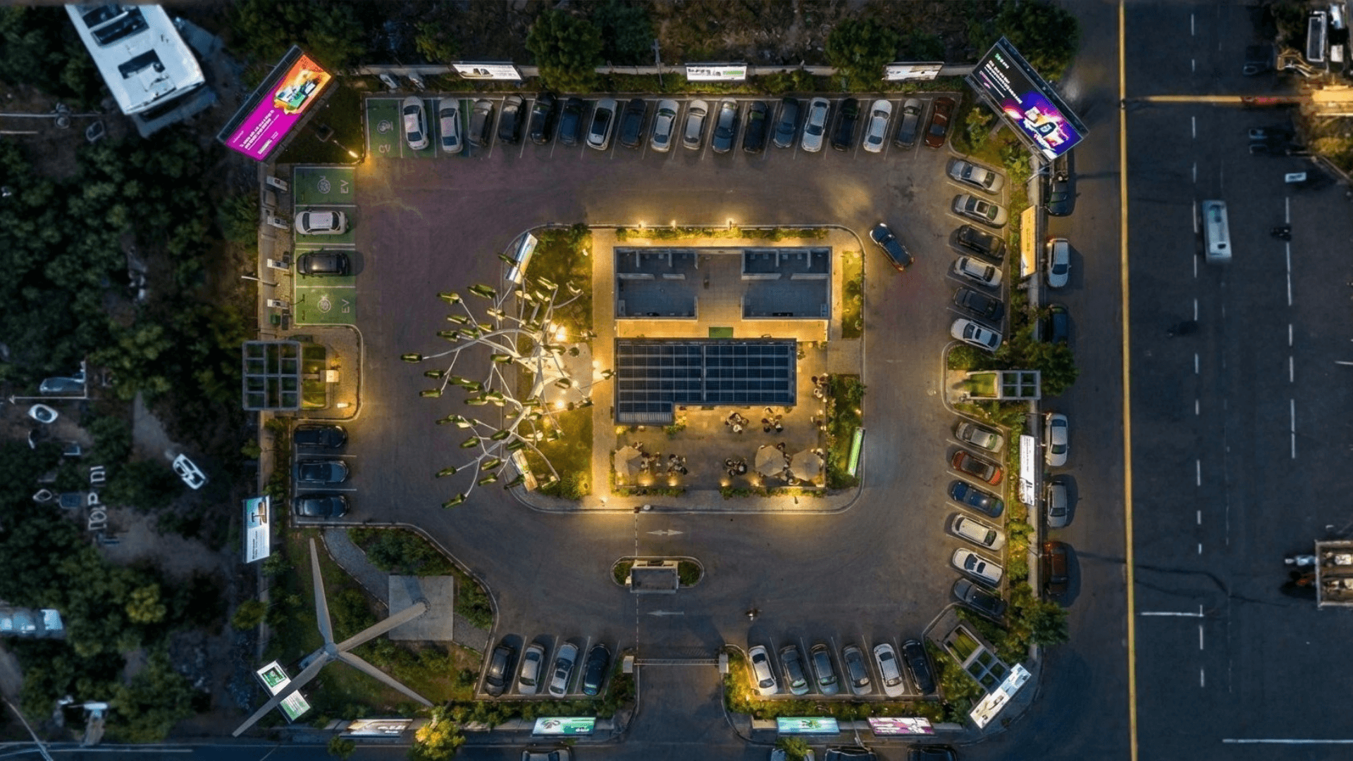 EV Hub Top View