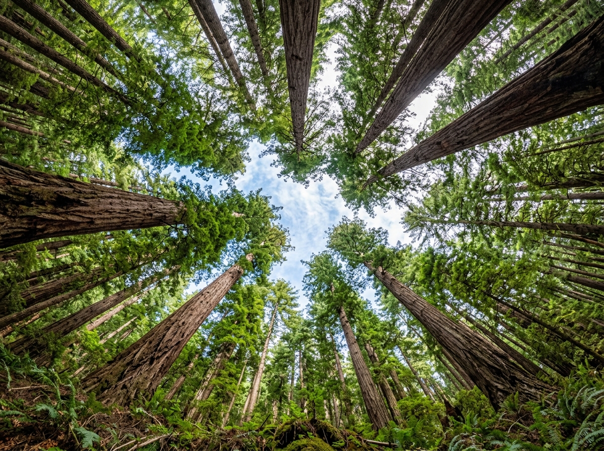 tara forest canopy looking up